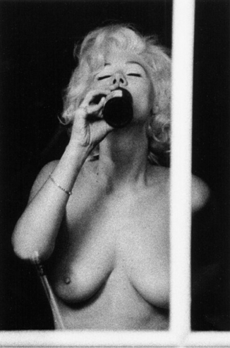 Marilyn Drinking