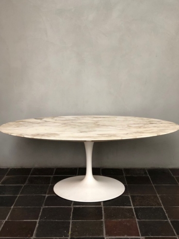 Eero Saarinen Arabescato Marble Top Coffee Table c.1950s